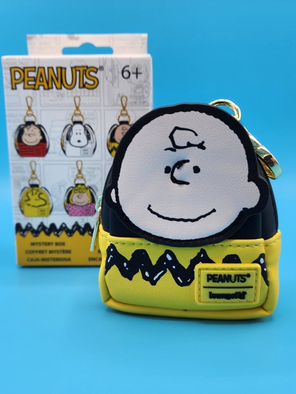 Loungefly Peanuts Gang Mystery Mini Backpack Keychain Charm Charlie Brown NEW